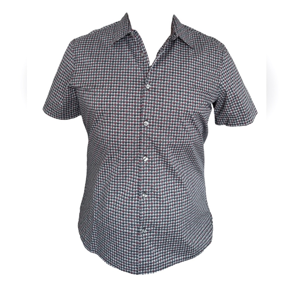 Perry Ellis Button-Down Short-Sleeve